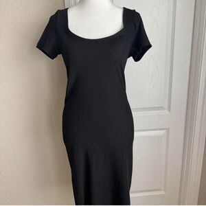 H&M Charcoal Ribbed Knit dress